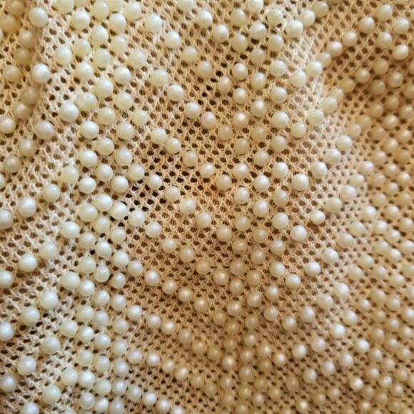 Vintage Beaded Pearl Clasp Closure Handbag - Picture 4 of 10